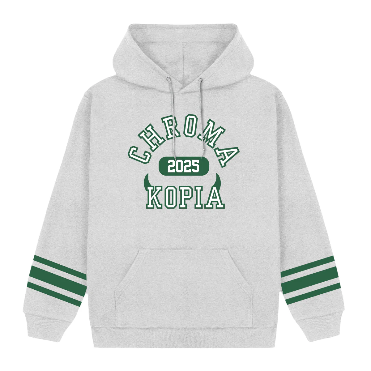 COLLEGIATE HOODIE - ASH GREY by GOLF WANG