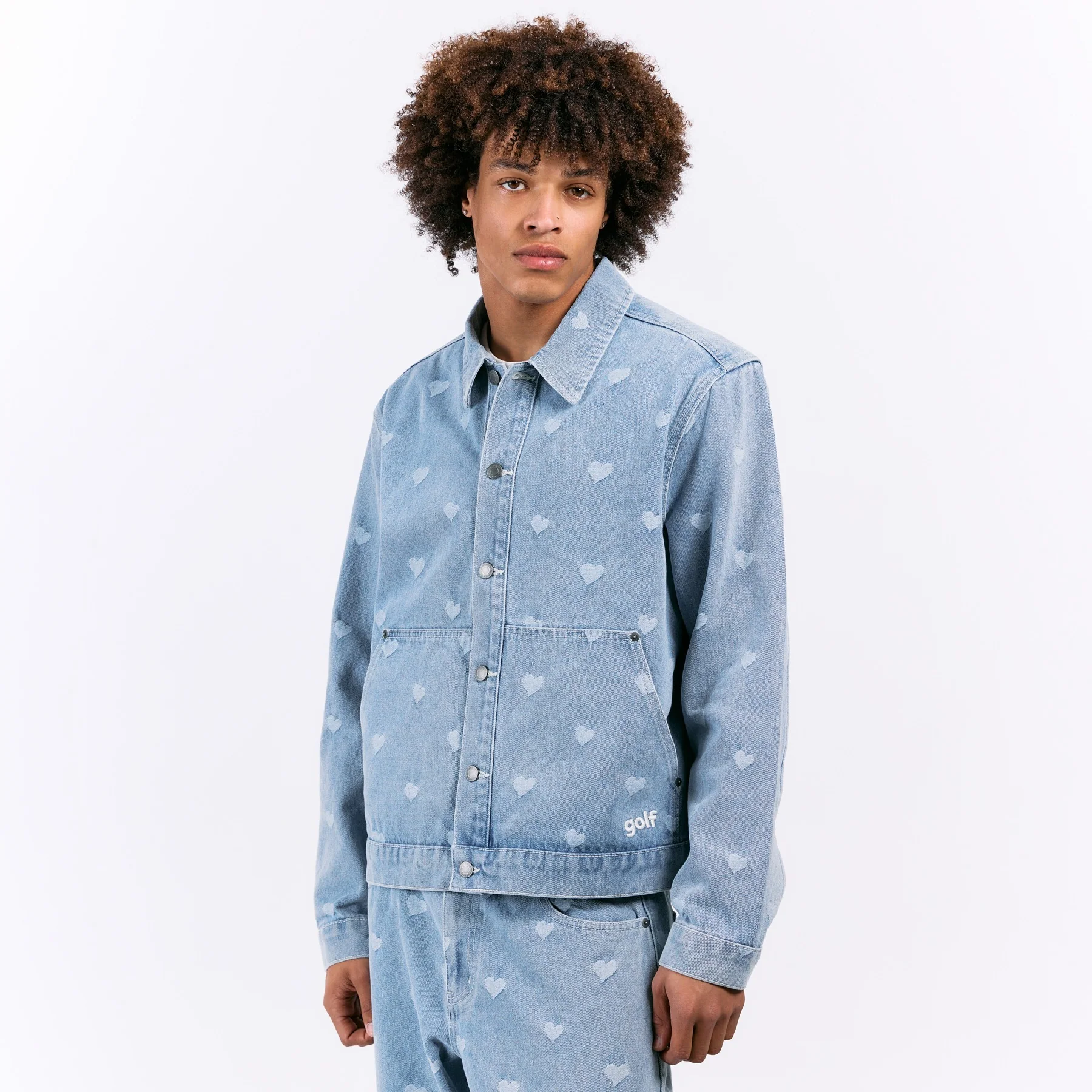 CRUSH DENIM JACKET by GOLF WANG - Image 6