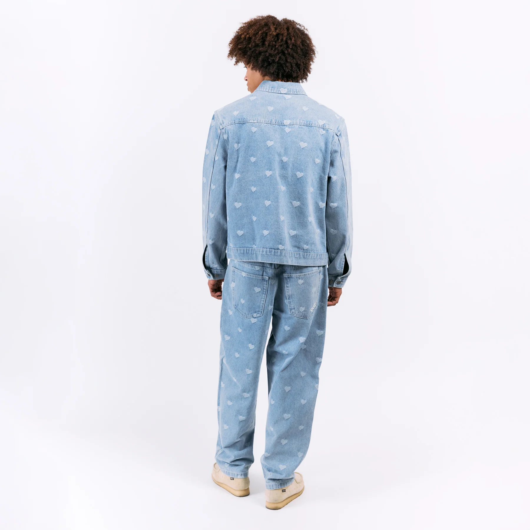 CRUSH DENIM PANTS by GOLF WANG - Image 8