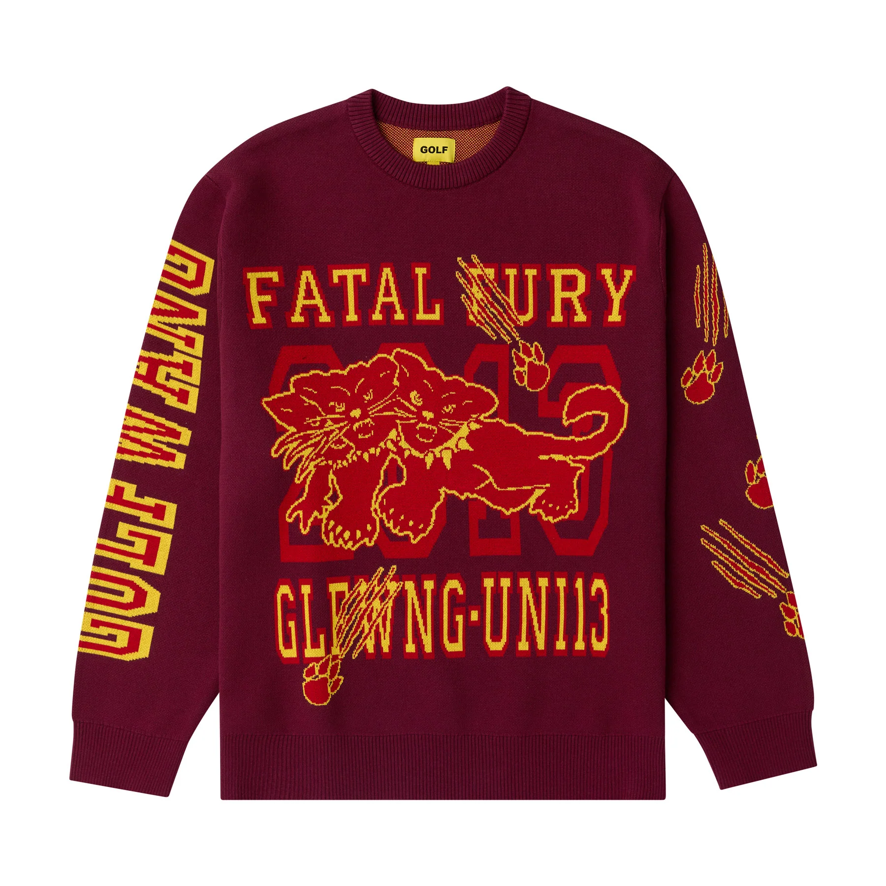 FATAL FURY SWEATER by GOLF WANG
