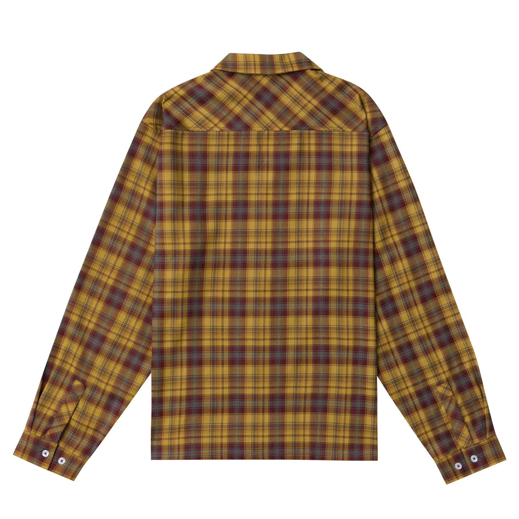 PLAID TUCKER BUTTON DOWN by GOLF WANG - Image 2