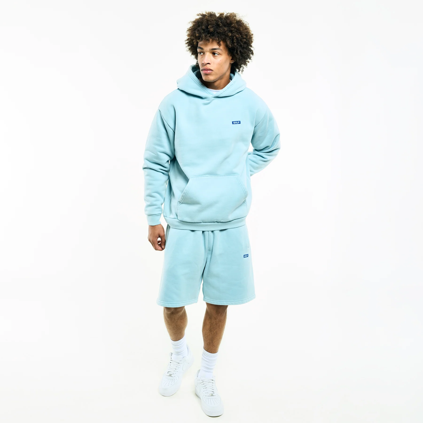 WASHED LOGO SWEATSHORTS by GOLF WANG - Image 5